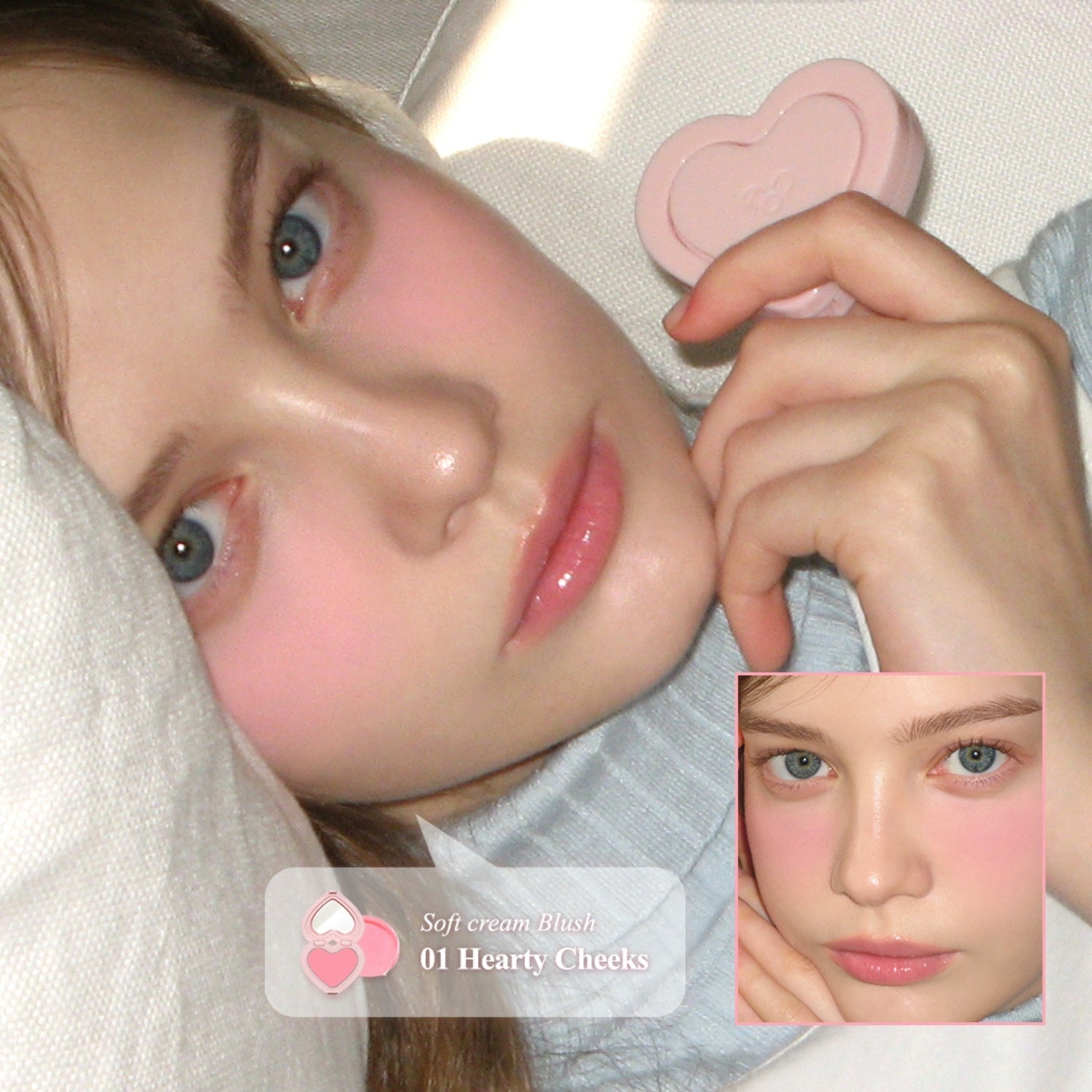 AOU Cosmetics Soft Cream Blush (6 Shades) - Shop K-Beauty in Australia