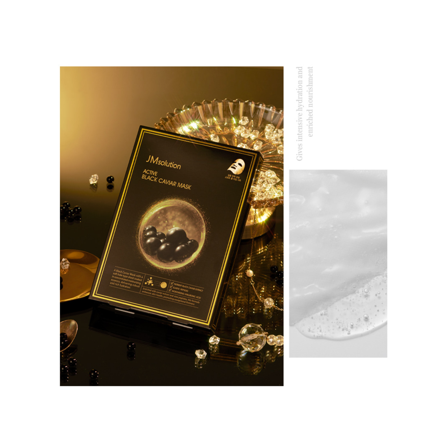 JM Solution Active Black Caviar Mask Box 10pcs - Shop K-Beauty in Australia