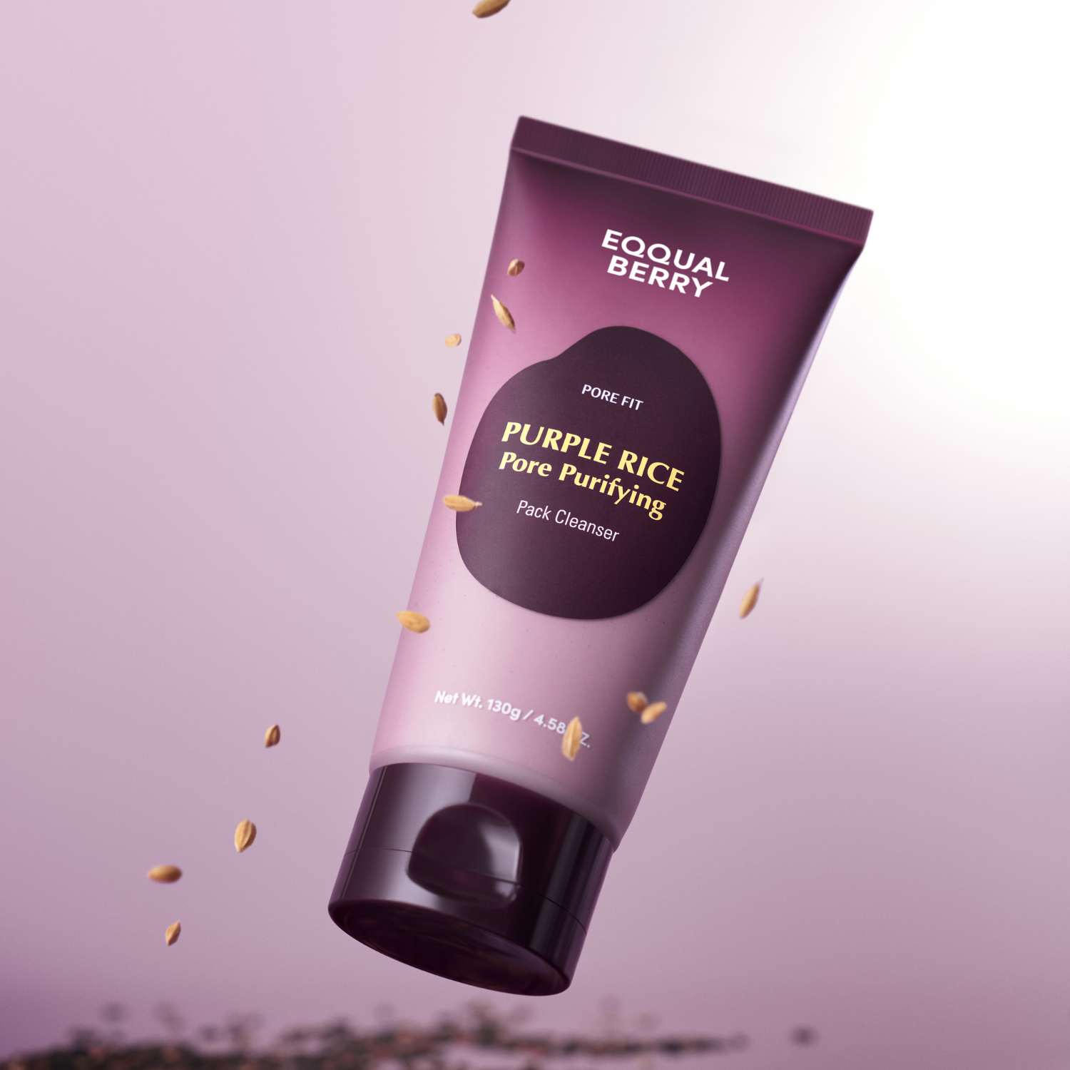 Eqqualberry Purple Rice Pore Purifying Pack Cleanser 130g - Shop K-Beauty in Australia