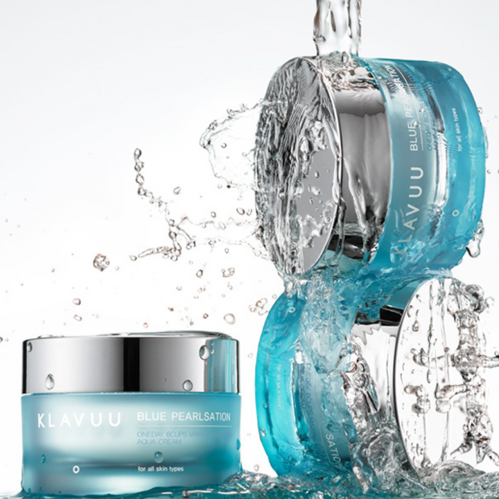 Klavuu Blue Pearlsation One Day 8 Cups Marine Collagen Aqua Cream 50ml - Shop K-Beauty in Australia