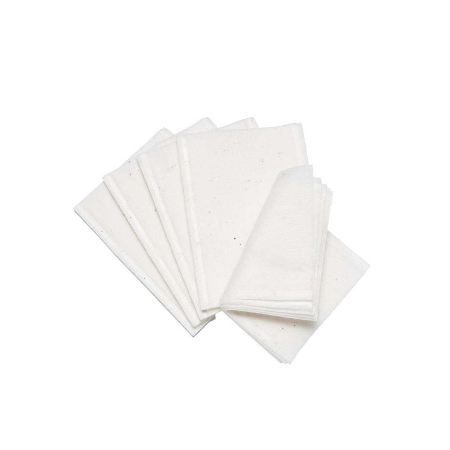 Fillimilli multi-layer natural cotton puff with 80pcs, soft white puffs arranged in multiple layers for gentle skincare use.