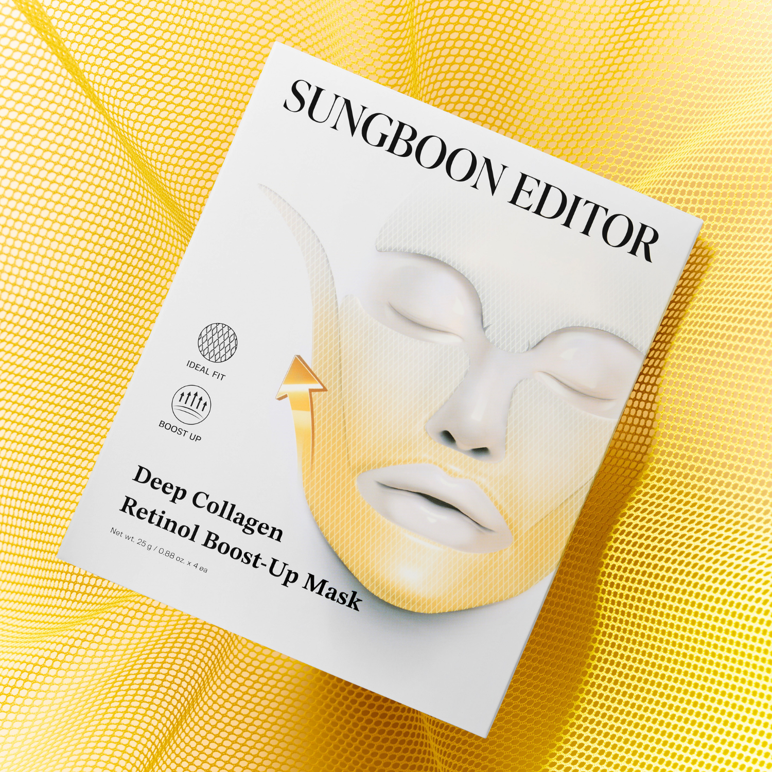 Sungboon Editor Deep Collagen Retinol Tension Boost Up Mask Set 4pcs - Shop K-Beauty in Australia