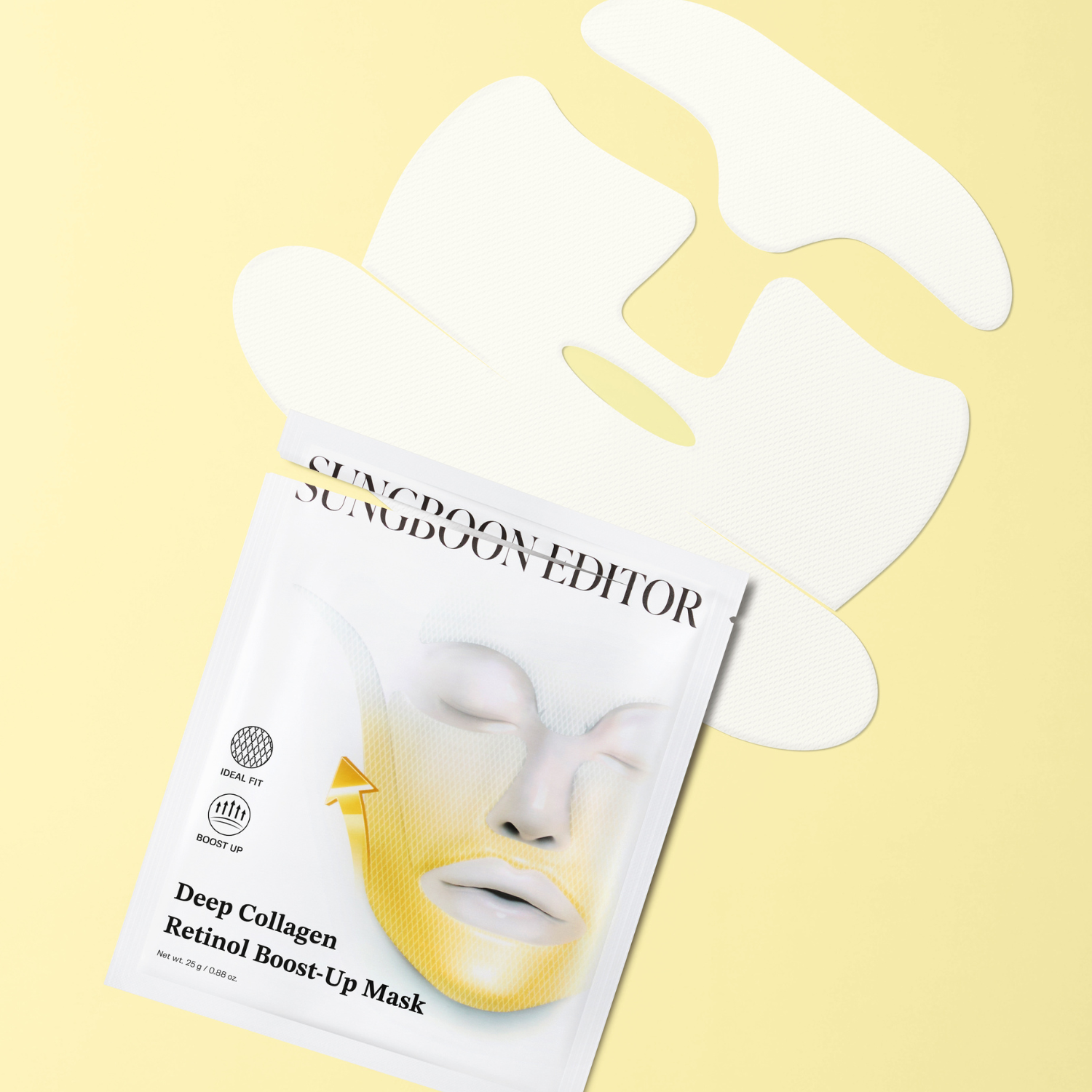 Sungboon Editor Deep Collagen Retinol Tension Boost Up Mask Set 4pcs - Shop K-Beauty in Australia