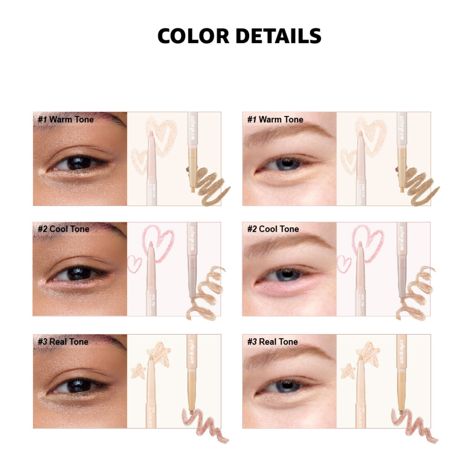 Colorgram All In One Aegyo-Sal Maker liquid eyeliner in a sleek black bottle with a brush tip applicator, designed for eye makeup.