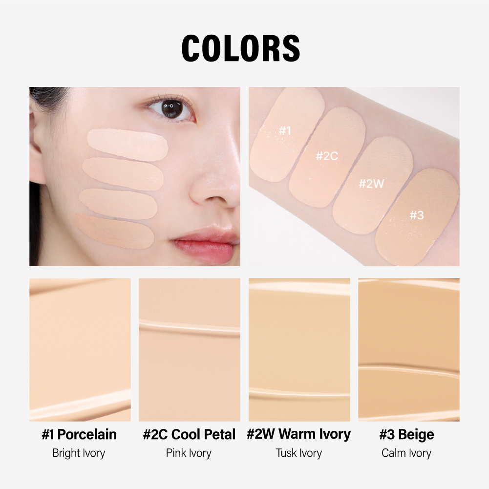 Too Cool For School fixing nude cushion foundation with refill, displaying the compact case and applicator sponge.