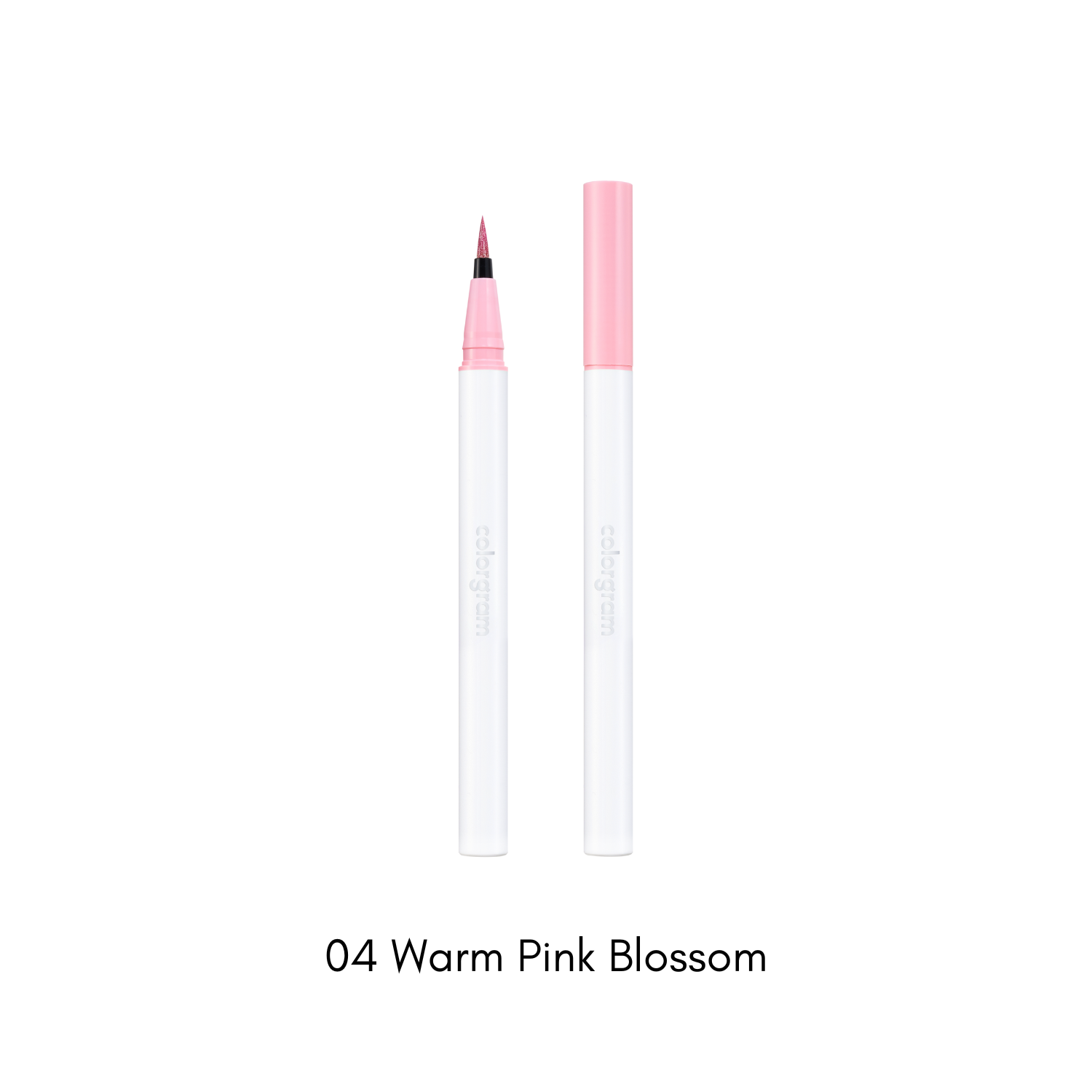 Colorgram Milk Bling Glitter Liquid Eyeliner with shimmering silver glitter and sleek black applicator tip.