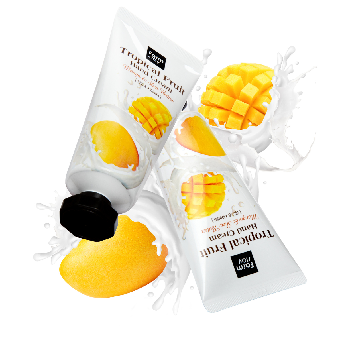 Farmstay Tropical Fruit Hand Cream Mango & Shea Butter 50ml - Shop K-Beauty in Australia