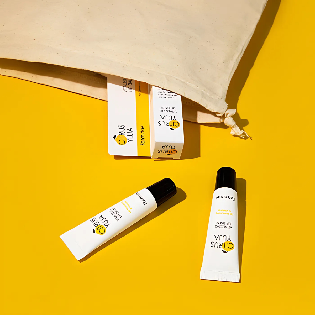 Farmstay Citrus Yuja Vitalizing Lip Balm 10g - Shop K-Beauty in Australia