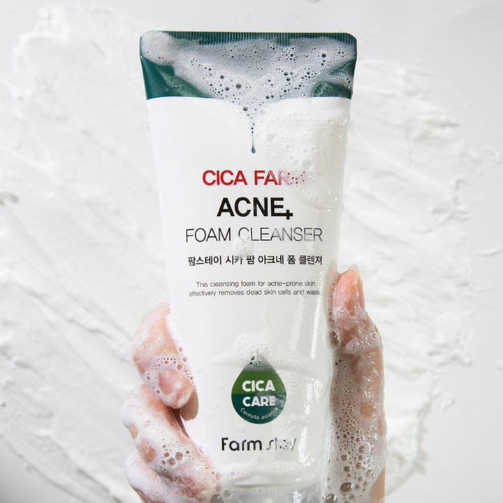 Farmstay Cica Farm Acne Foam Cleanser 180ml - Shop K-Beauty in Australia