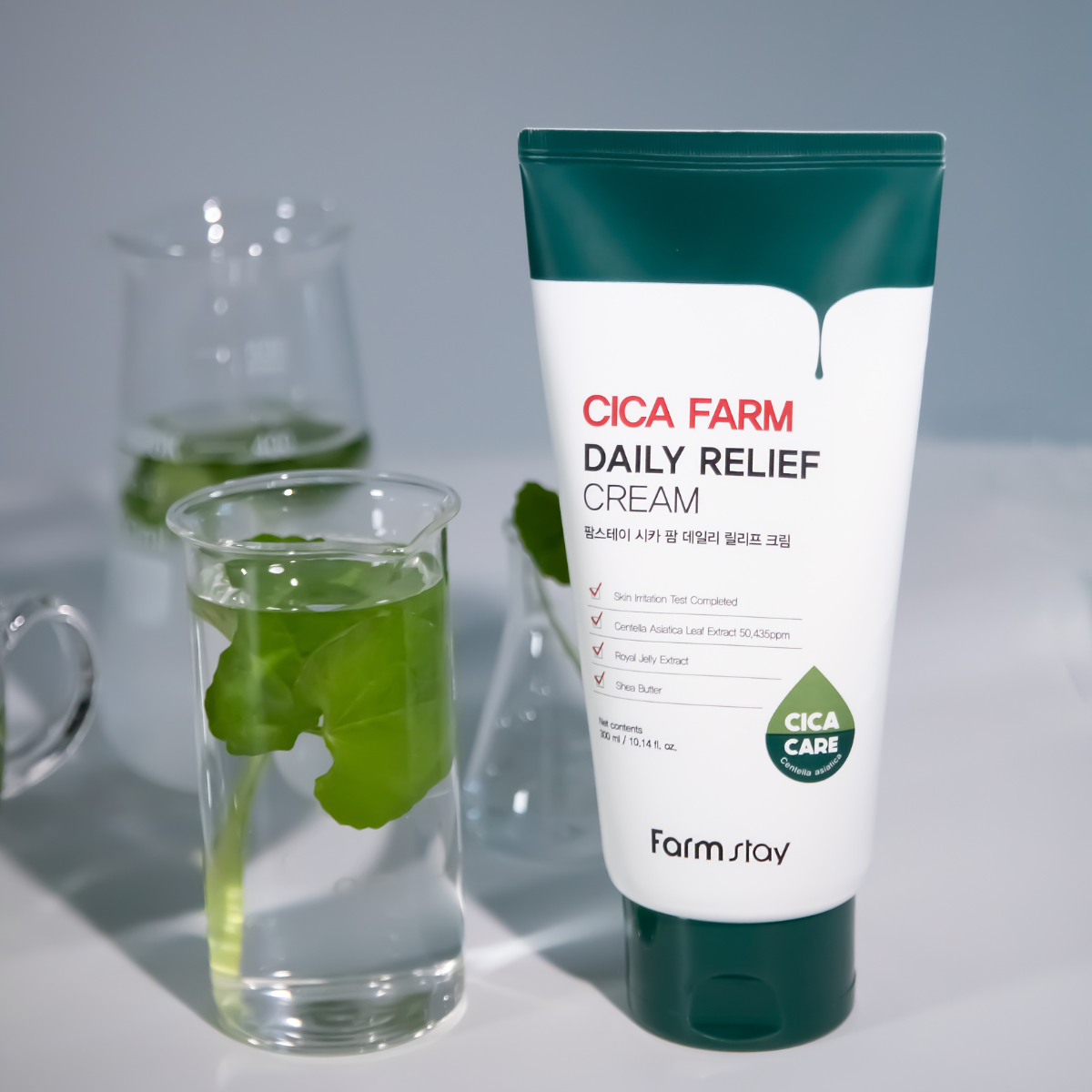 Farmstay Cica Farm Daily Relief Cream 300ml - Shop K-Beauty in Australia