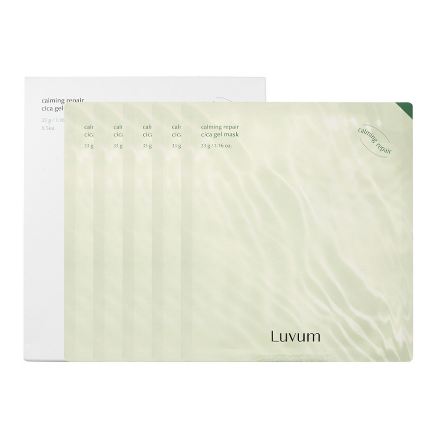 Luvum Calming Repair Cica Gel Mask (Twin Pack) - Shop K-Beauty in Australia