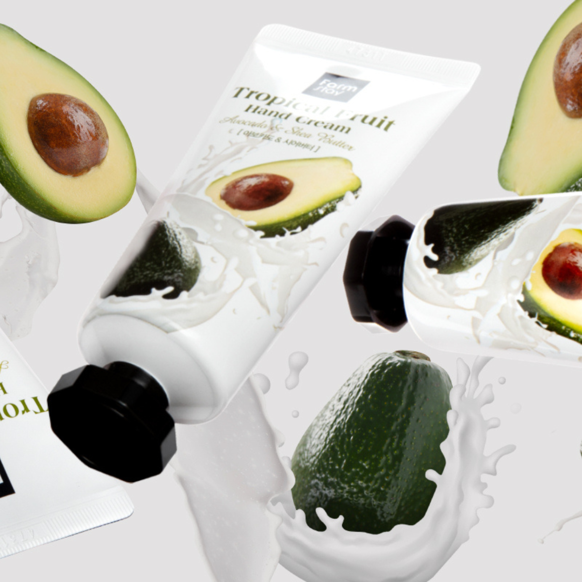 Farmstay Tropical Fruit Hand Cream Avocado & Shea Butter 50ml - Shop K-Beauty in Australia