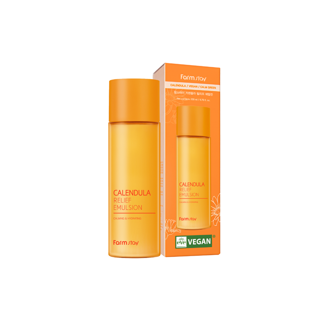 Farmstay Calendula Relief Emulsion 200ml - Shop K-Beauty in Australia