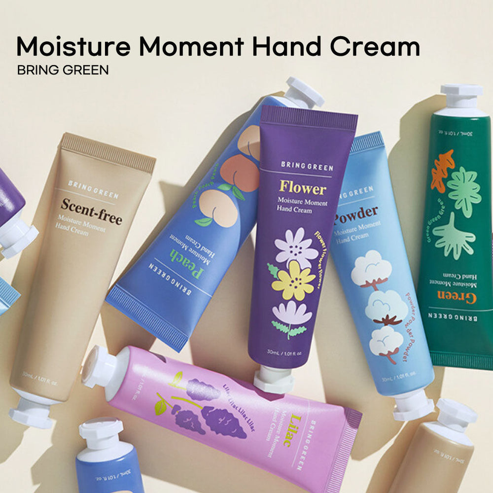 Bring Green Moisture Moment Hand Cream 30mL (Scent-Free) - Shop K-Beauty in Australia