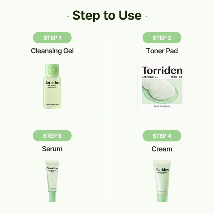 TORRIDEN BALANCEFUL Skin Care Trial Kit - Shop K-Beauty in Australia