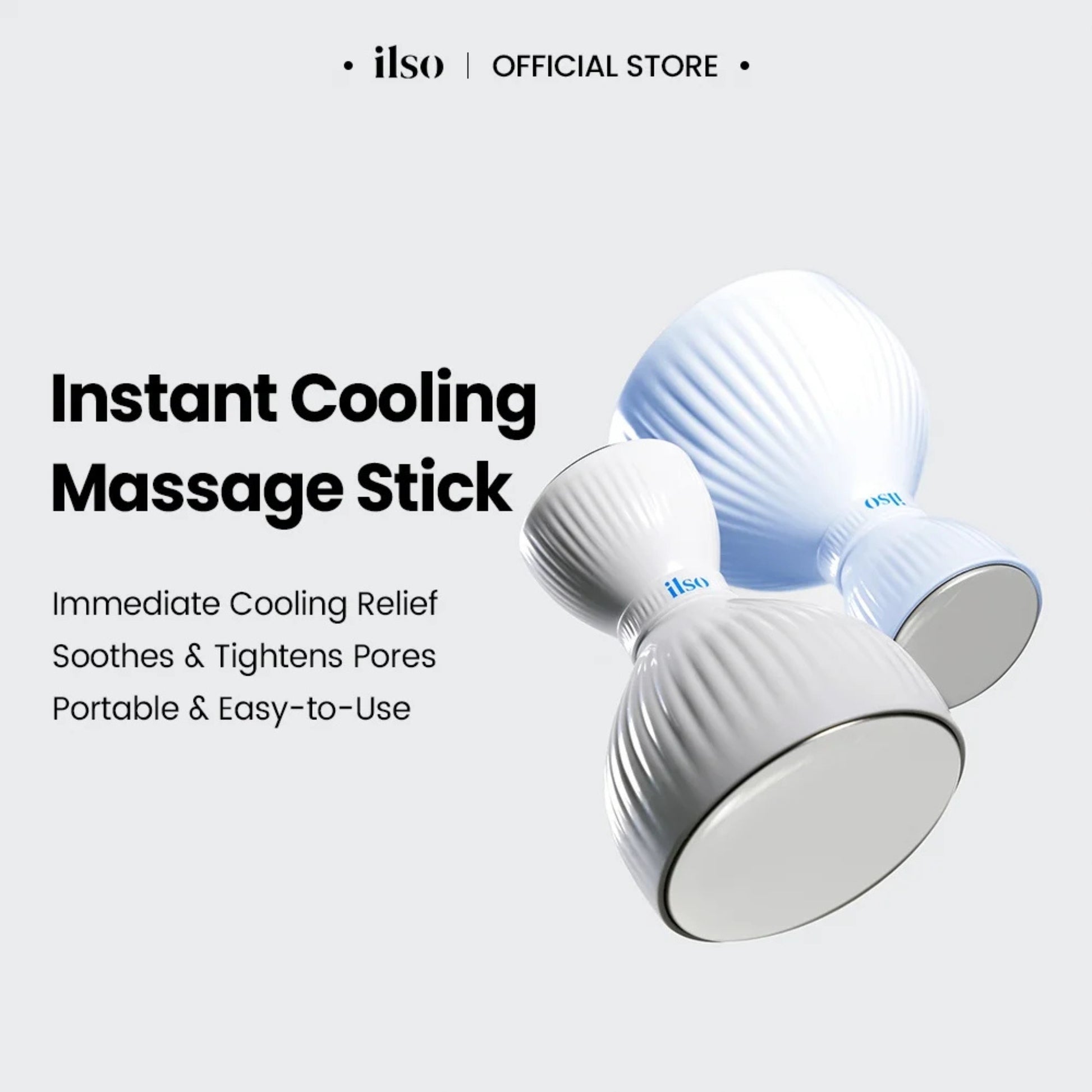 ILSO Dual Cooling Master beauty tool with dual cooling plates for skin soothing and refreshing skincare routines.