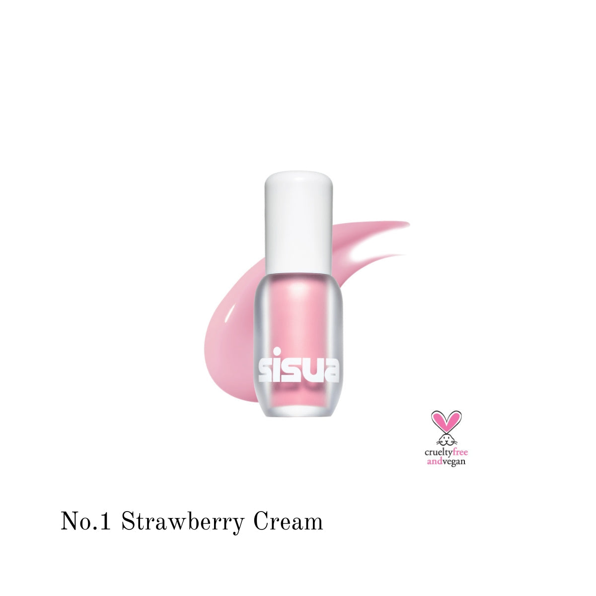 Unleashia Sisua Popcorn Syrup Lip Plumper in clear tube showing shiny lip gloss and plumping formula for fuller lips.