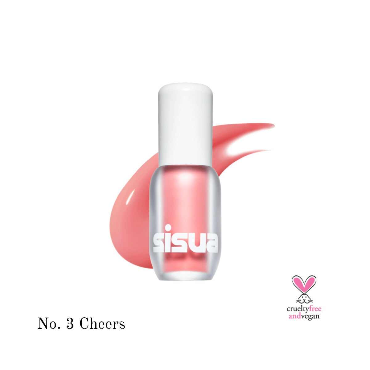 Sisua by Unleashia Berry Shot Lip Tint in a sleek tube, showcasing vibrant berry-colored lip tint with a smooth, glossy finish.
