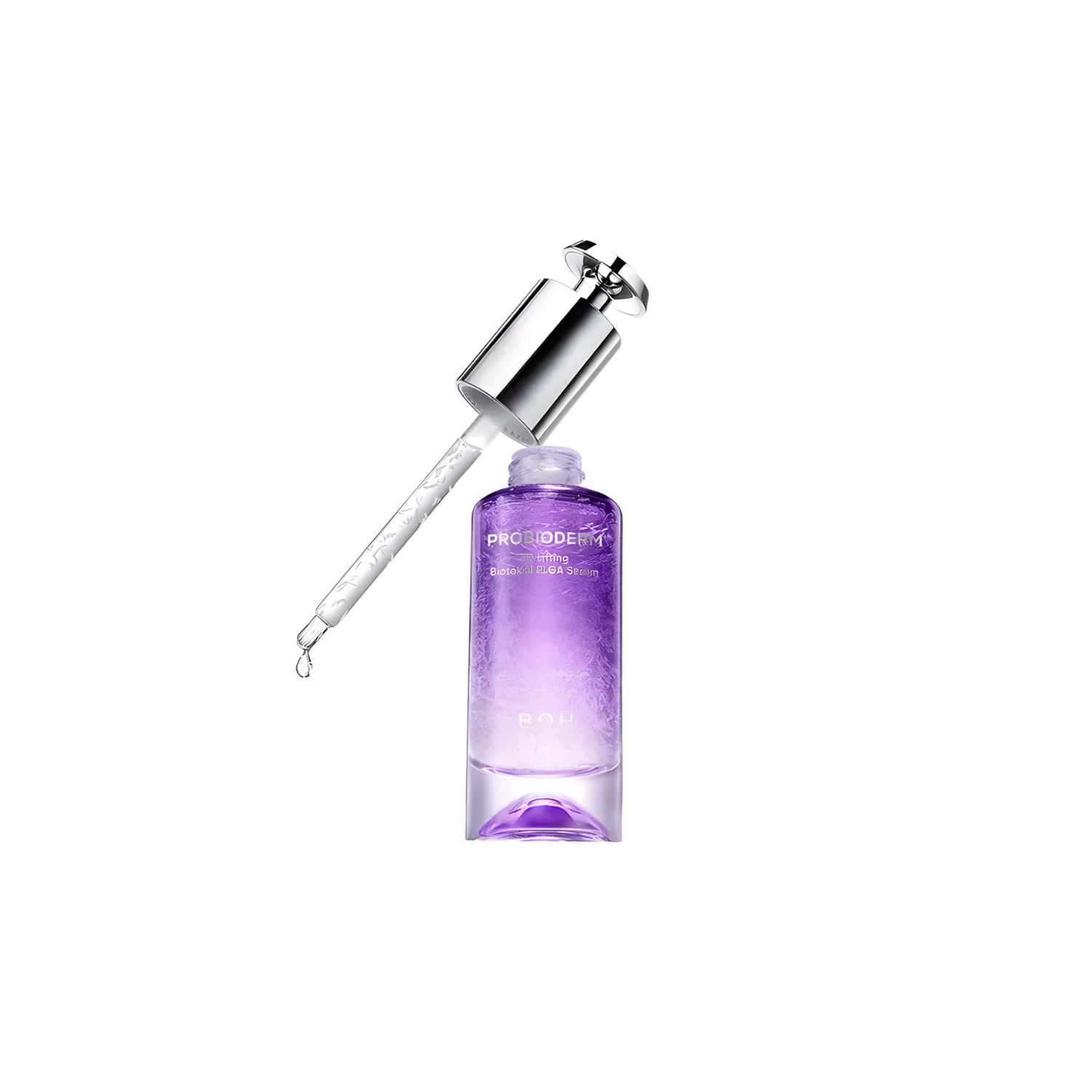 Probioderm™ 3D Lifting Biotoksil PLGA Serum bottle by Bioheal BOH, 30ml, with a sleek pump dispenser and modern design.