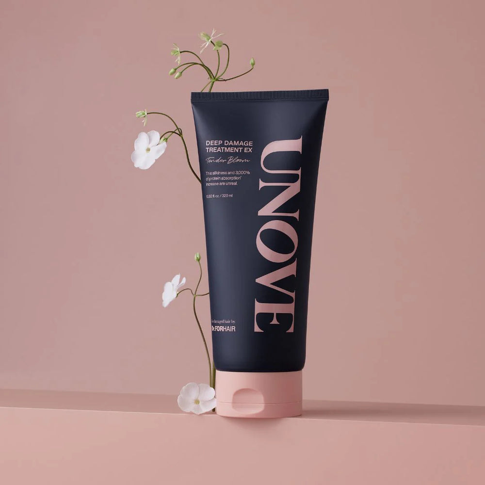 UNOVE Deep Damage Treatment EX (Warm Petal + Tender Bloom) 320ml (Bundle) - Shop K-Beauty in Australia