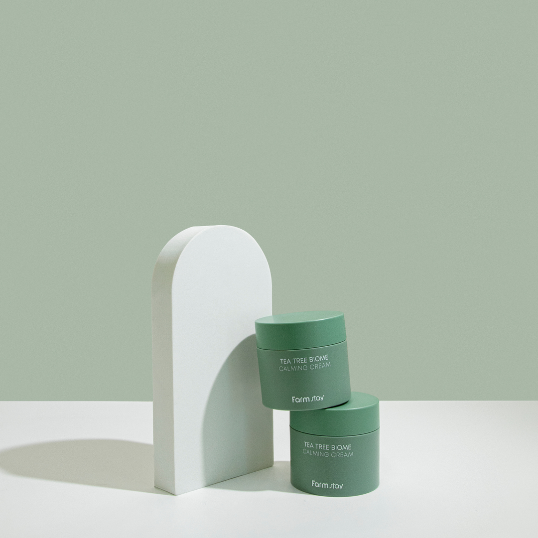 Farmstay Tea Tree Biome Calming Cream 80ml - Shop K-Beauty in Australia