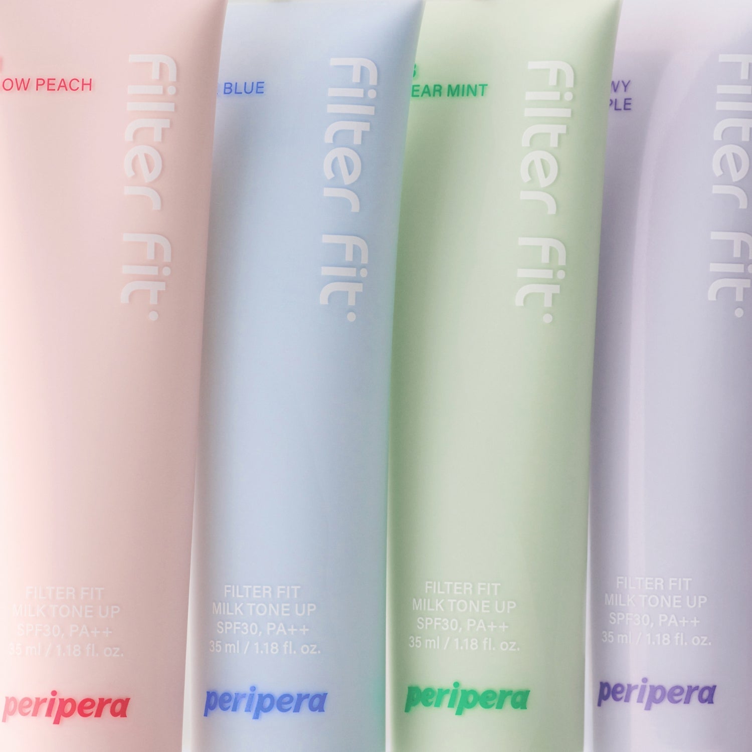 Peripera Filter Fit Milk Tone Up tone-up cream jar with pink and white packaging, showcasing the product label and design.