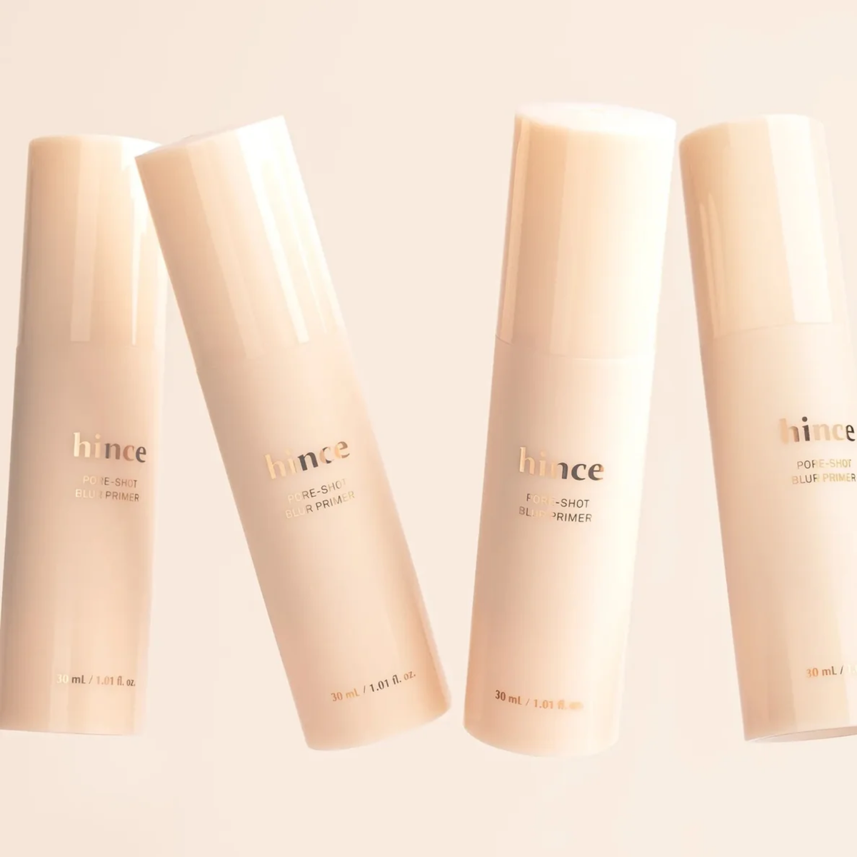 Hince Pore-Shot Blur Primer in 30ml, a smooth face primer with pore-blurring formula, displayed in a sleek bottle.