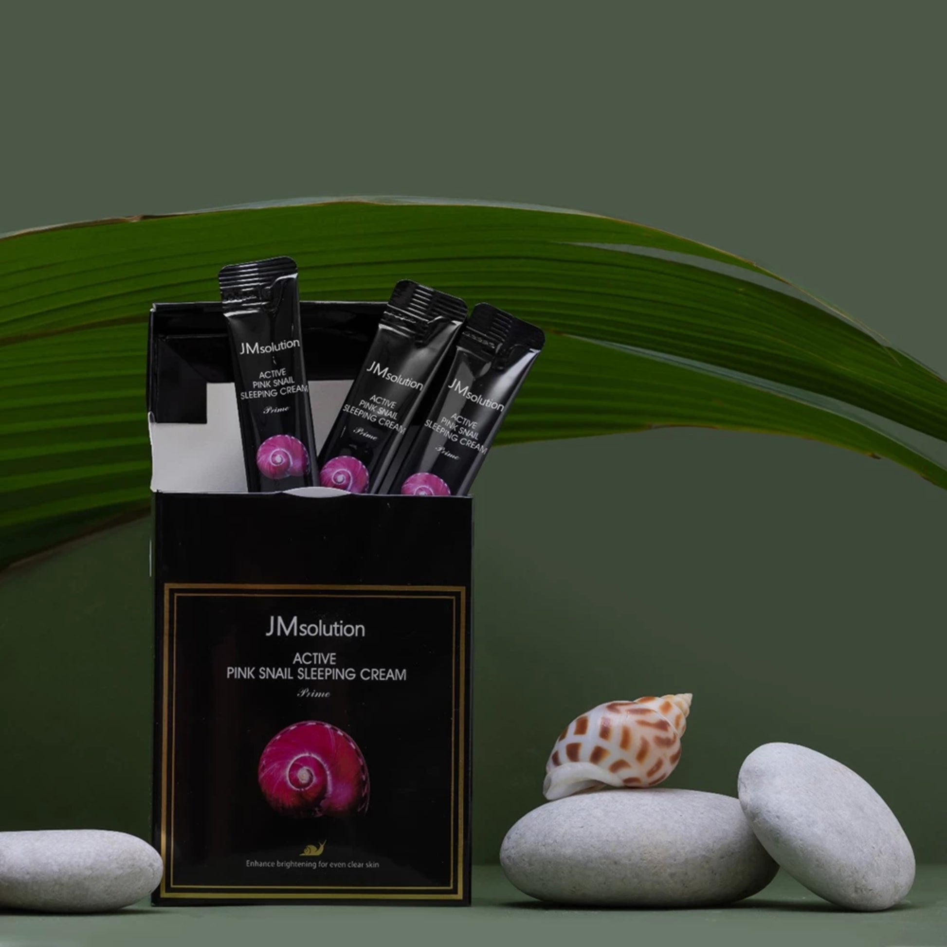 JM Solution Active Pink Snail Sleeping Cream Prime 4Ml*30Pcs - Shop K-Beauty in Australia