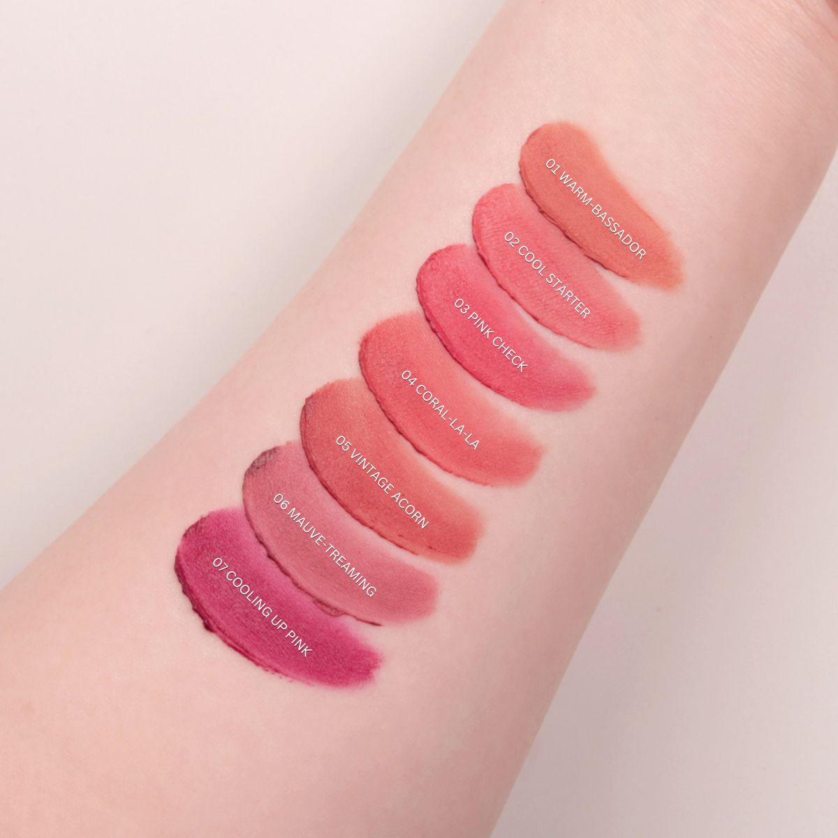 Peripera Over Blur Lip Tint in a soft, natural shade, showing the sleek tube and applicator for easy lip color application.