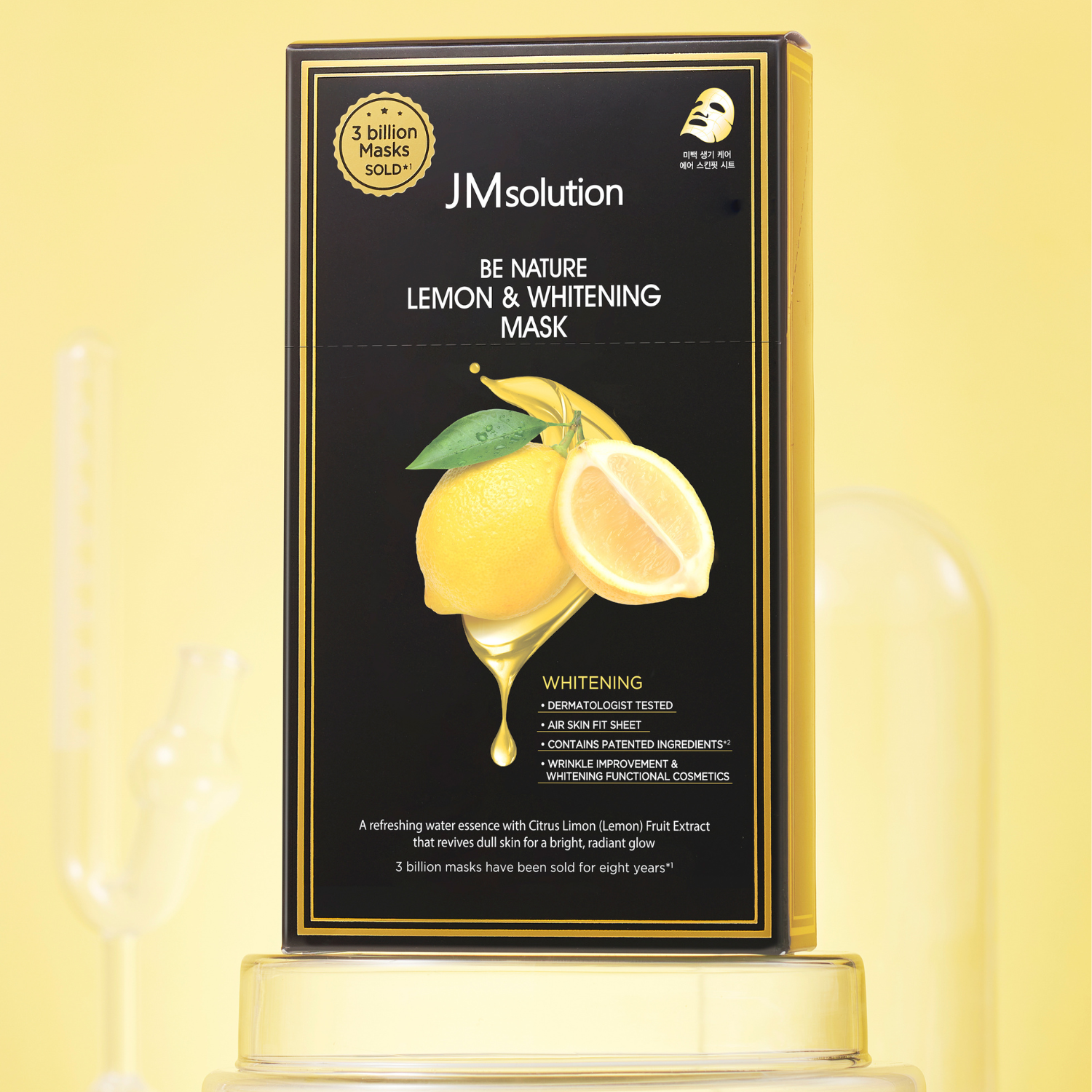 Be Nature Lemon & Whitening Mask Box [10pcs]