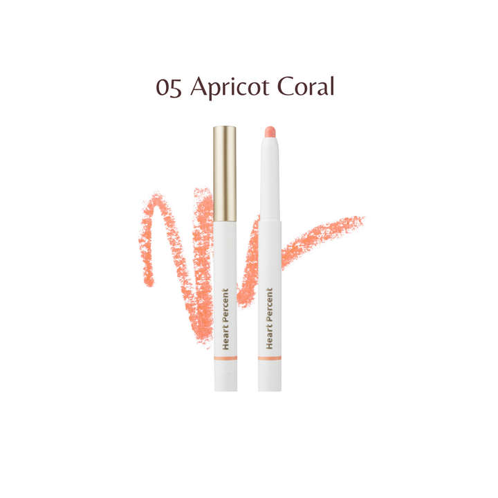 Heart Percent Dote on Mood Lip Pencil (20 Colours) - Shop K-Beauty in Australia