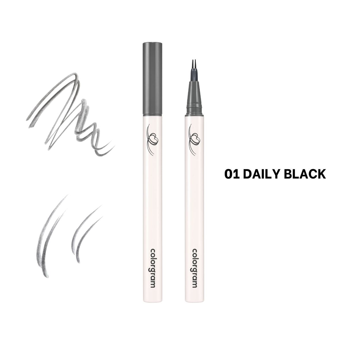 COLORGRAM Fake Lash Enhancing Liner (2 Colours) - Shop K-Beauty in Australia