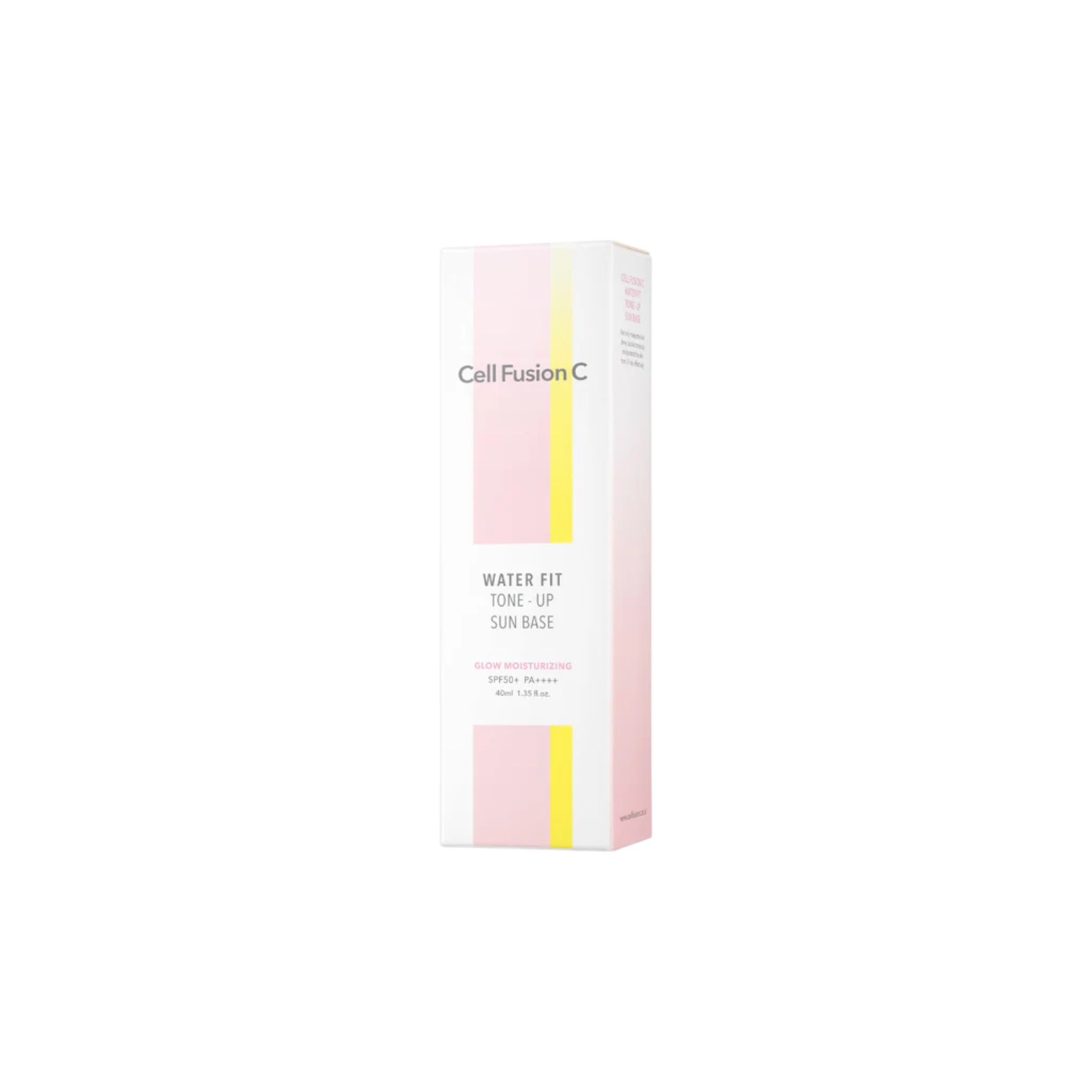 Cell Fusion C Water Fit Tone-up Sun Base face primer in 40ml, with a lightweight, hydrating formula and subtle sun protection.
