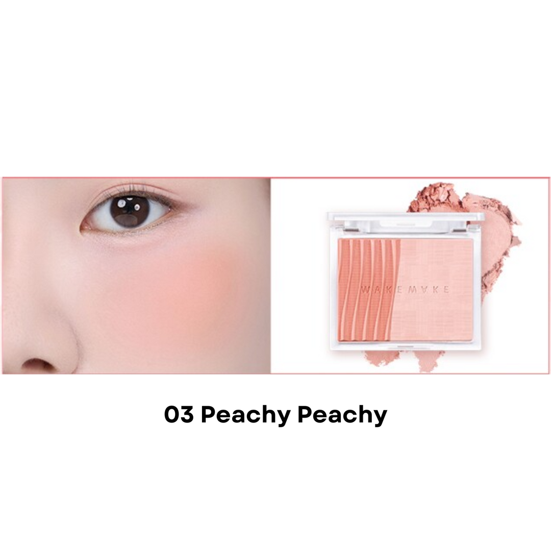 WAKEMAKE Sheer Layering Dual Blusher (5 Colours) - Shop K-Beauty in Australia