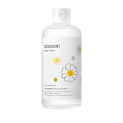 Mixsoon Daisy Toner in a 300ml bottle, featuring a clear liquid with natural Daisy flower extracts, for gentle skincare.