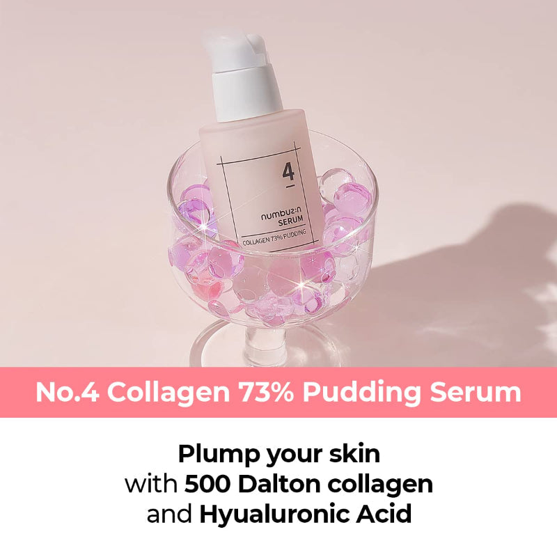 Numbuzin Numbuzin No.4 Collagen 73% Pudding Serum 50ml - Shop K-Beauty in Australia