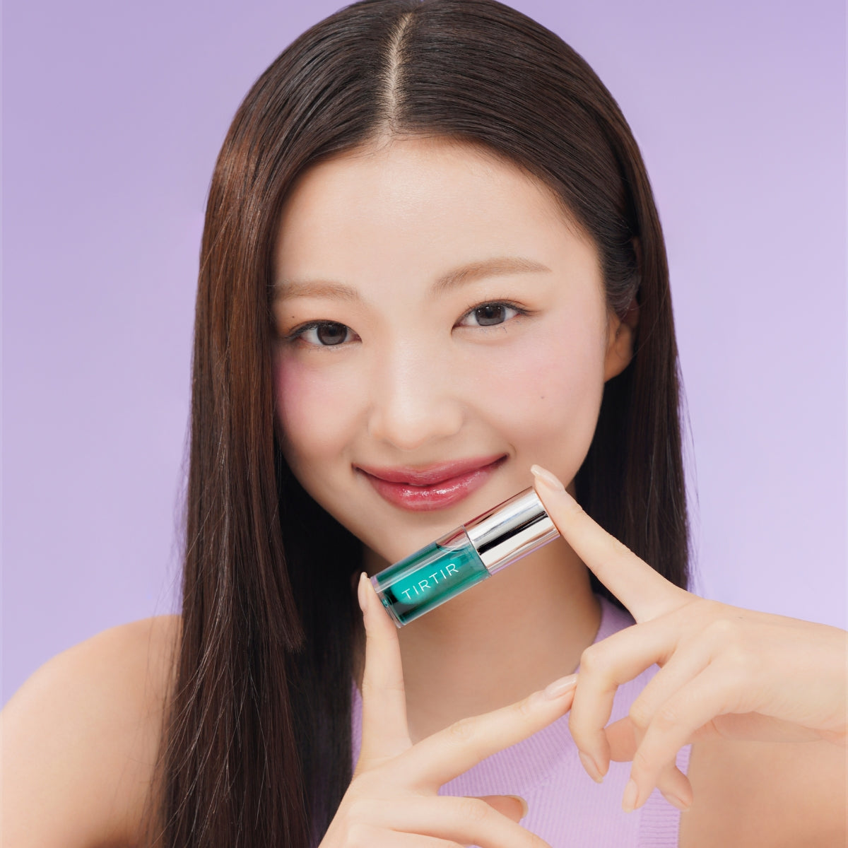 TIRTIR My Glow Lip Oil Mint in 5.7ml, clear gloss with mint flavor, shown in a sleek tube with a shiny cap.