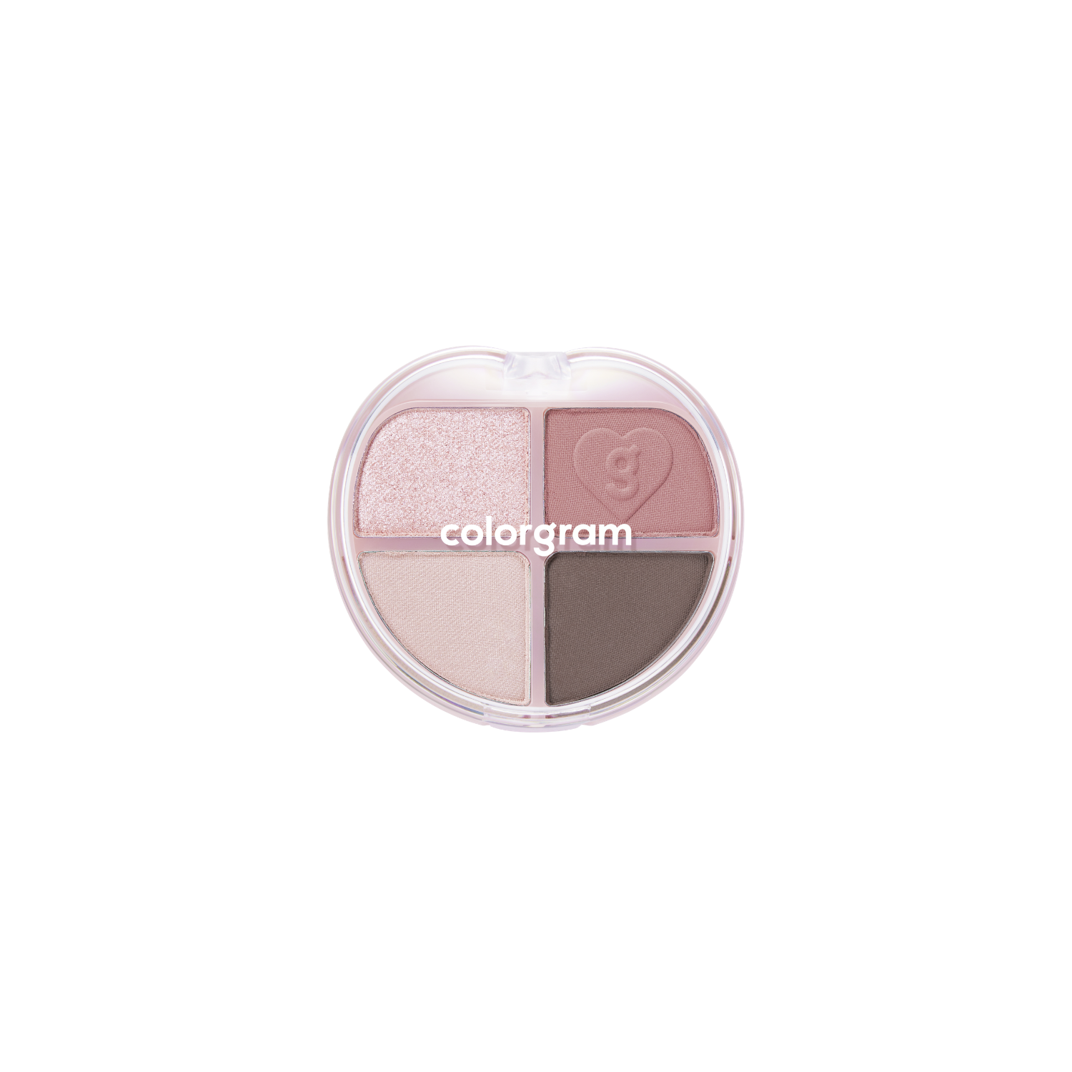 Colorgram Tintin Dory Eyeshadow Palette with colorful shades, featuring various eyeshadow pans in a sleek compact.
