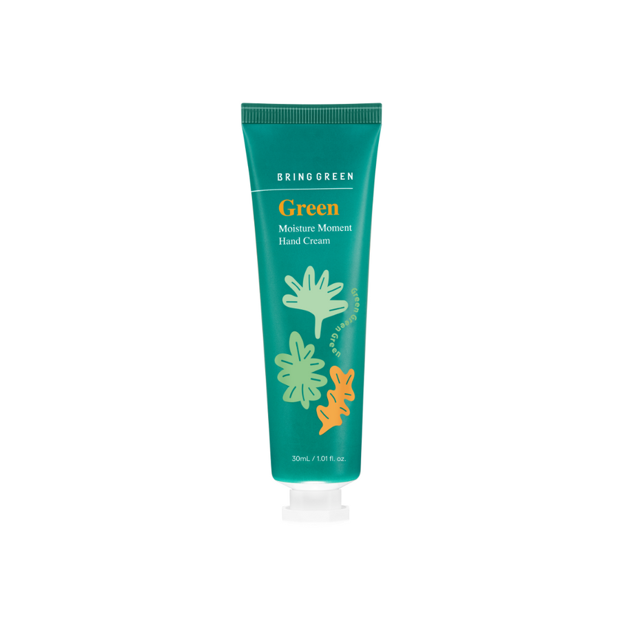 Bring Green Moisture Moment Hand Cream 30mL (Green) - Shop K-Beauty in Australia