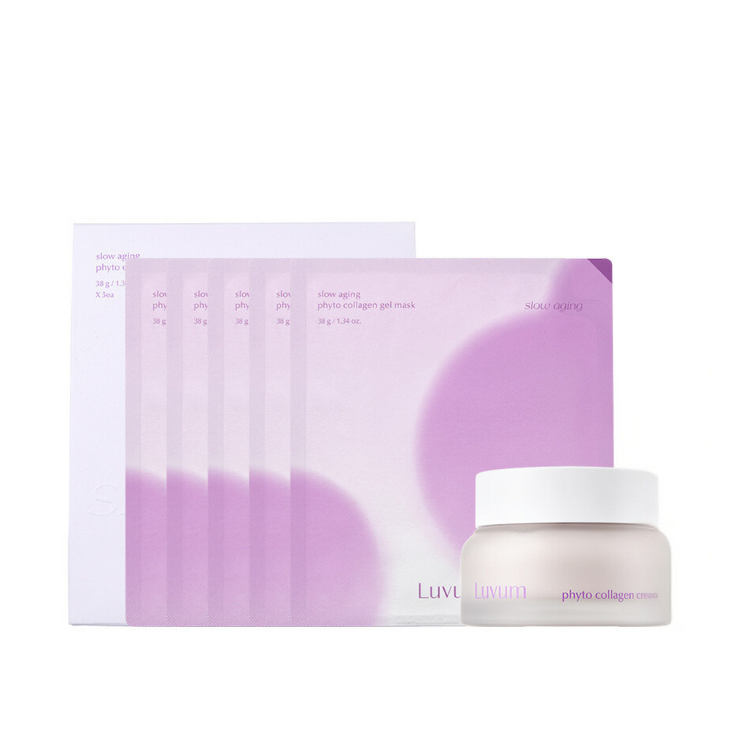 Luvum Slow Aging Phyto Collagen Gel Mask + Cream - Shop K-Beauty in Australia