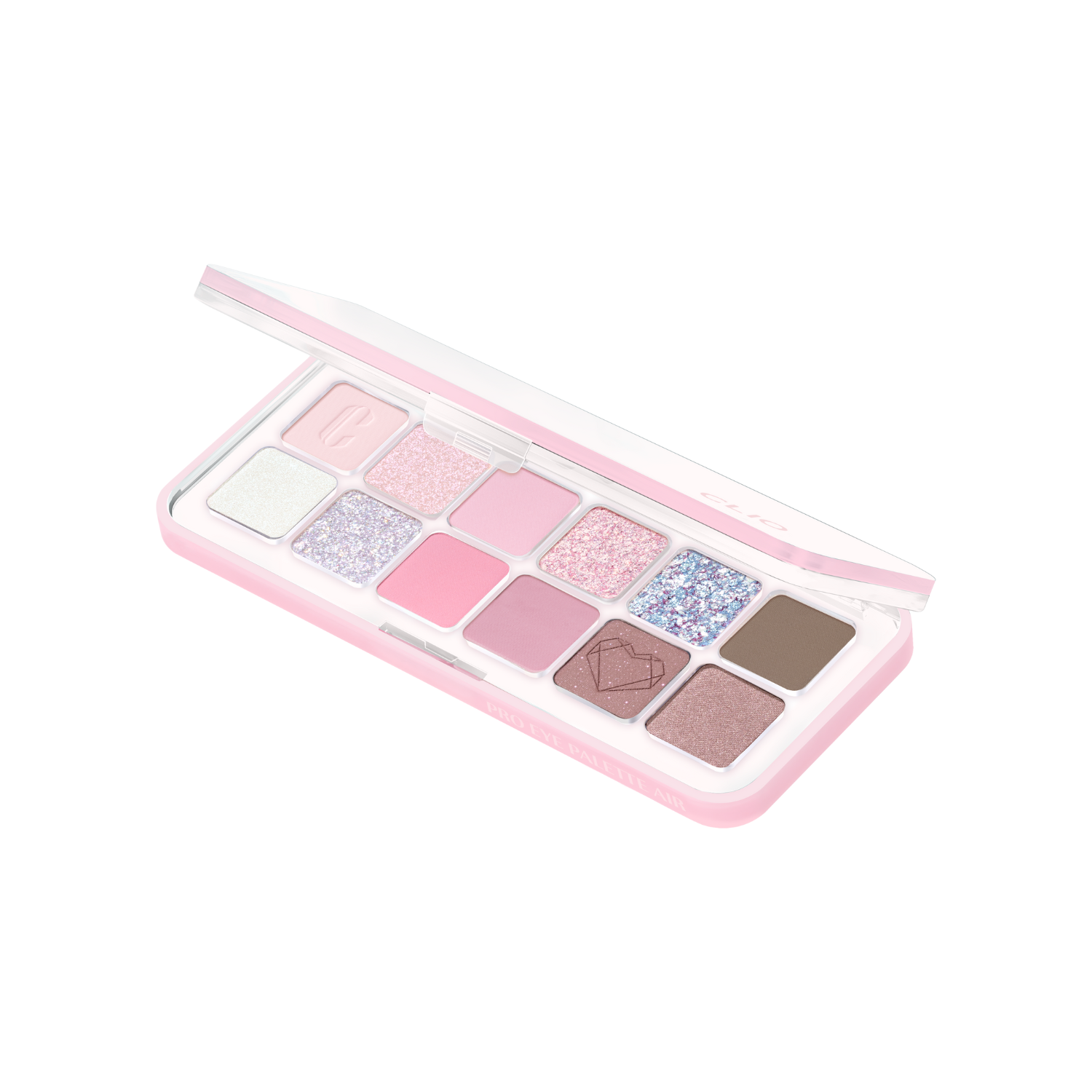 Clio Pro Eye Palette Air luxury eyeshadow palette with six shades in sleek packaging, perfect for creating versatile eye looks.