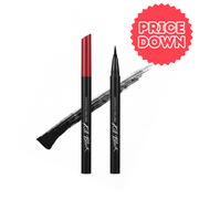 Clio Superproof Pen Liner liquid eyeliner with precise black tip for defining eyes, shown in a close-up image.