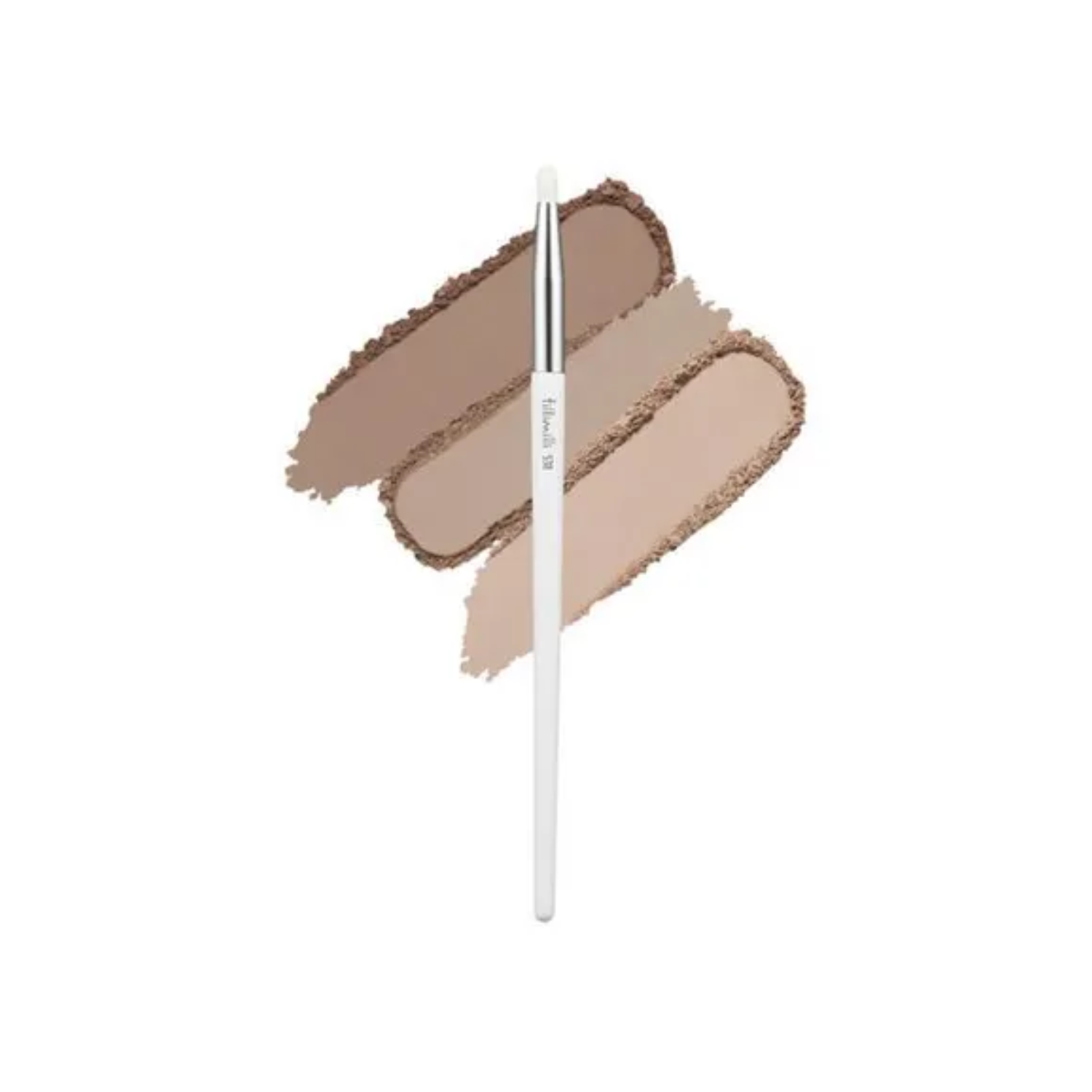 Fillimilli Bullet Point Eyeshadow Brush 538 with fine, tapered bristles for precise eyeshadow application in close-up image.