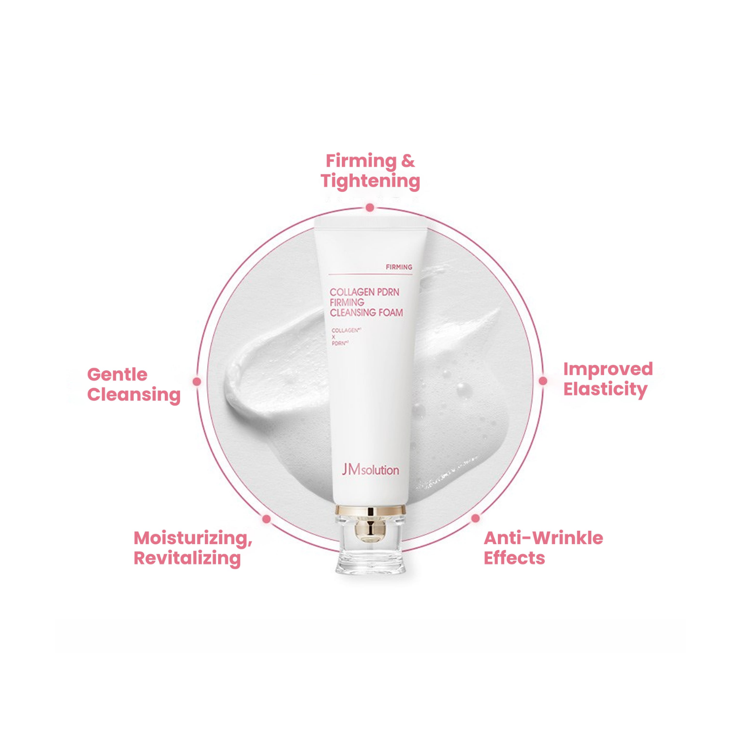 JM Solution Collagen Pdrn Firming Cleansing Foam 120ml - Shop K-Beauty in Australia