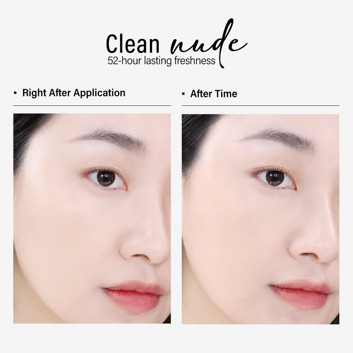 Too Cool For School Fixing Nude Cushion foundation with refill, featuring a compact cushion and applicator in a sleek case.