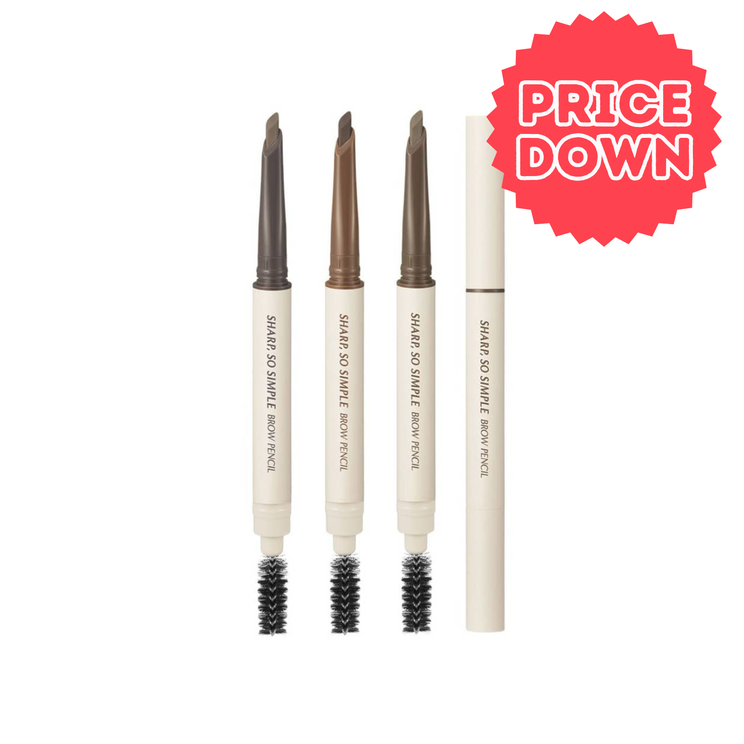 Clio Sharp So Simple Brow Pencil for eyebrows, featuring a sleek design and precise application for natural-looking brows.