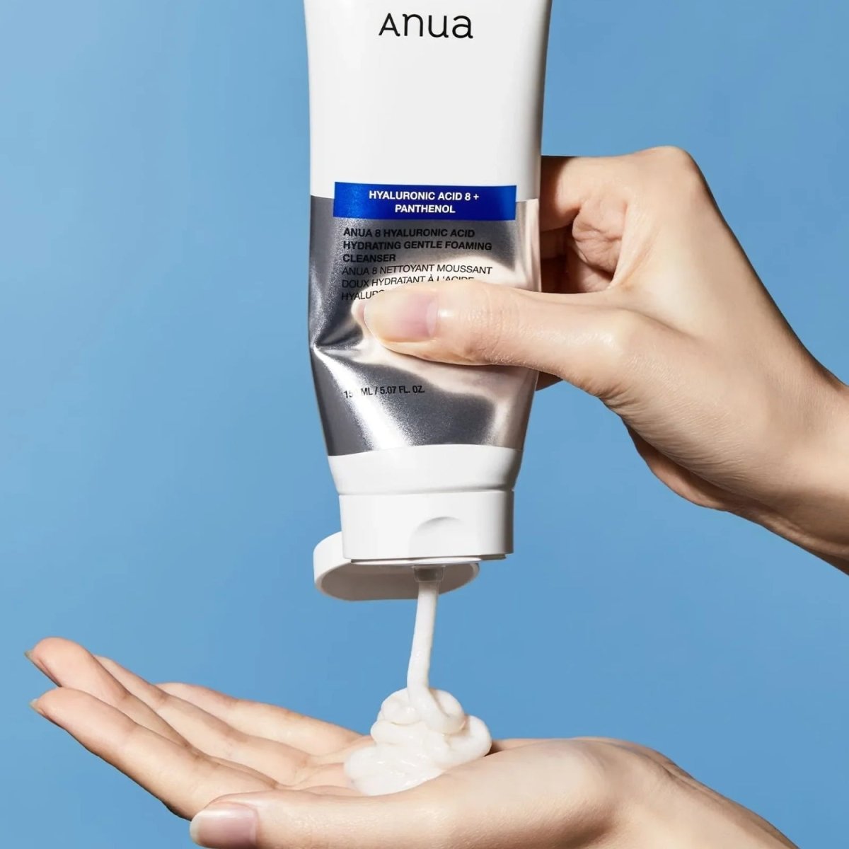 Anua 8 Hyaluronic Acid Hydrating Gentle Foaming Cleanser [150ml] | La Cosmetique