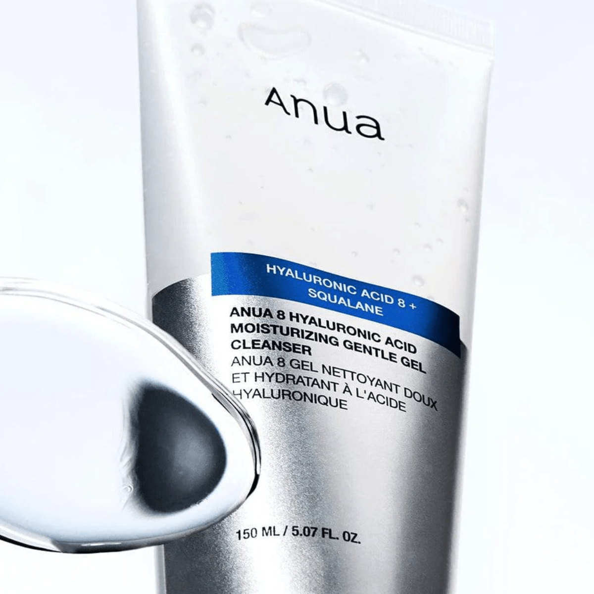 Anua 8 Hyaluronic Acid Moisturizing Gentle Gel Cleanser [150ml] | La Cosmetique