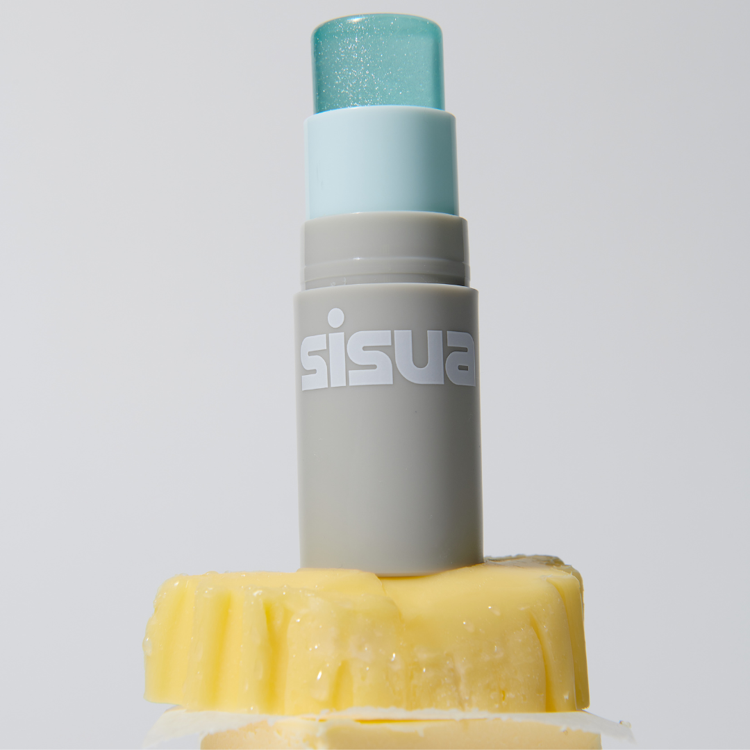 Unleashia Butter Glow Stick Herb Sugar highlighter with a creamy, luminous texture in a sleek, natural-toned stick for radiant skin.