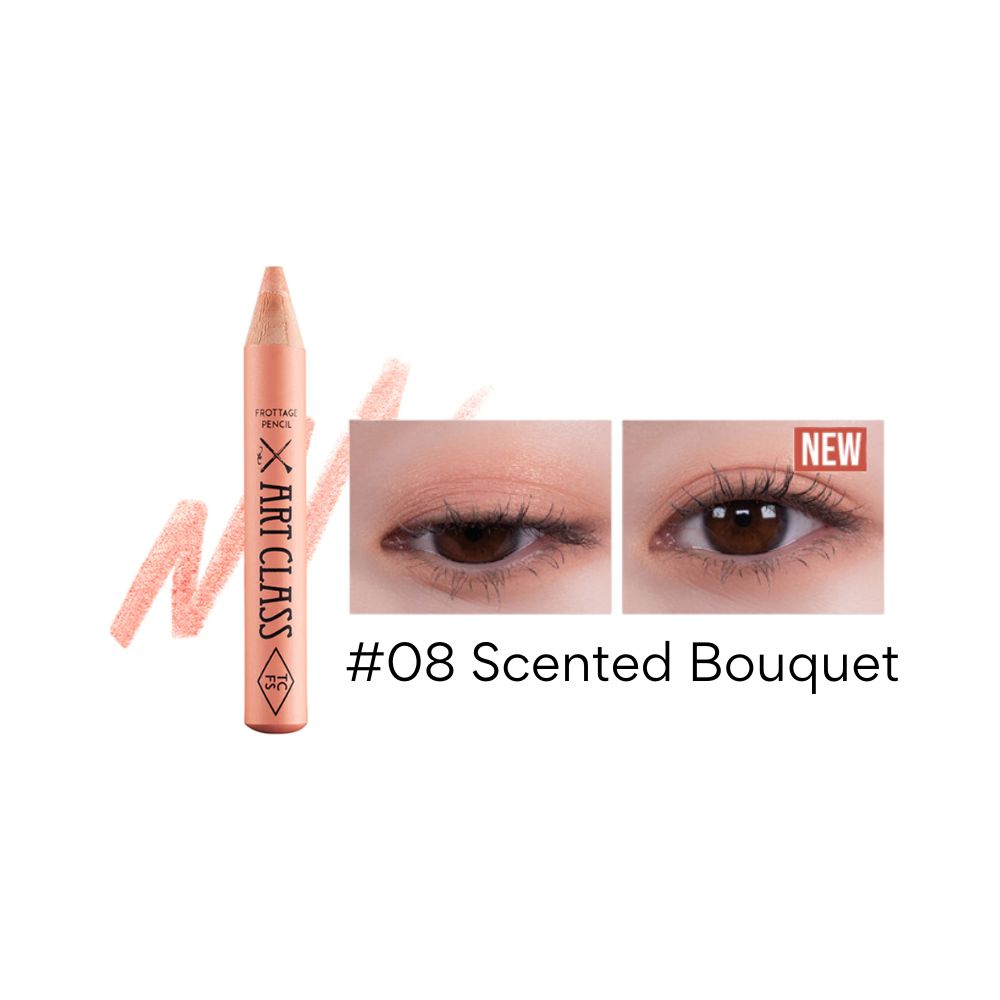 Too Cool For School Artclass Frottage Pencil eyeshadow in a soft, blendable shade, displayed on a neutral background.